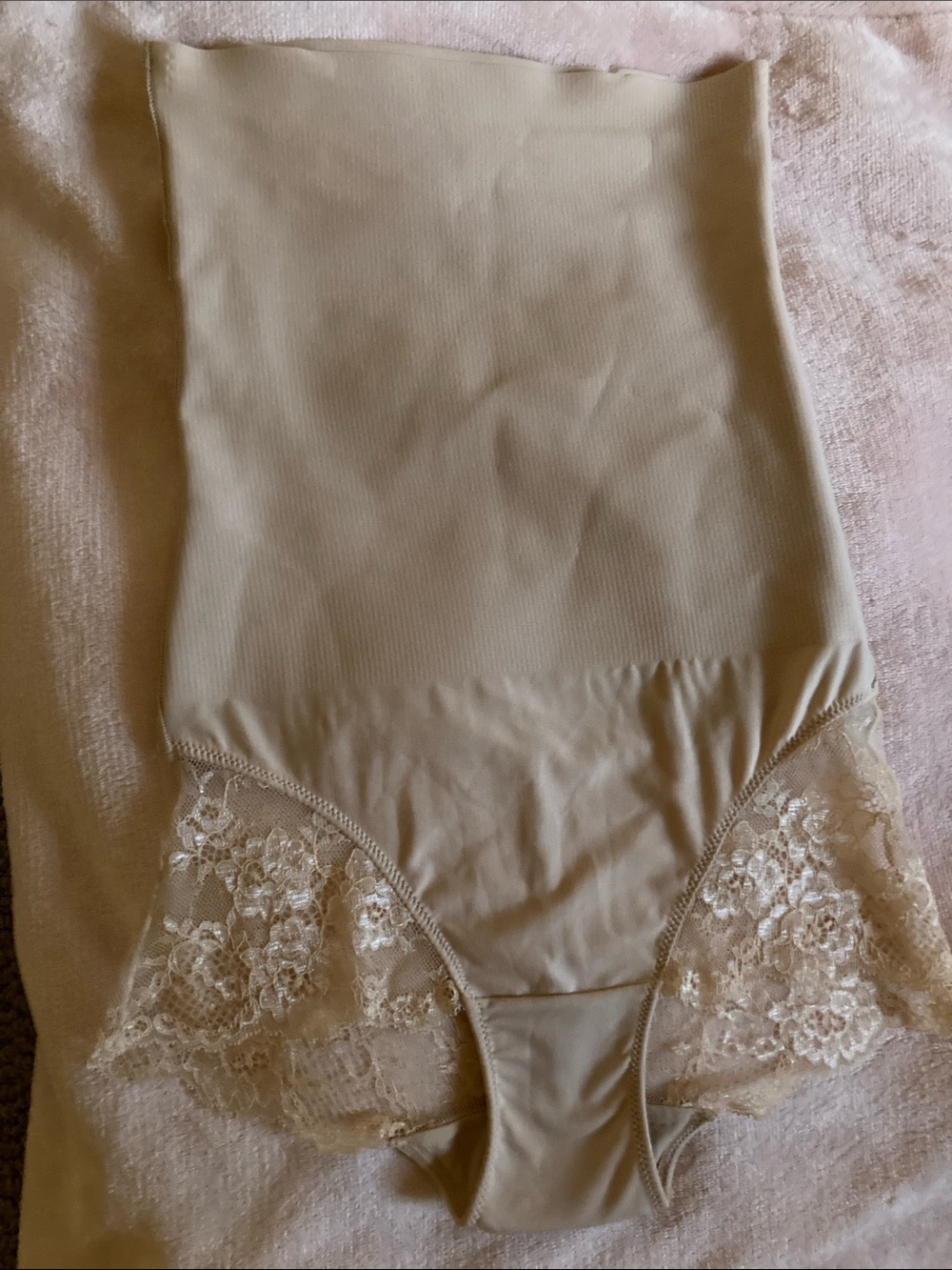 Maidenform snatched high-Waist trainer corset nude elastic S May fit XS NWOT $